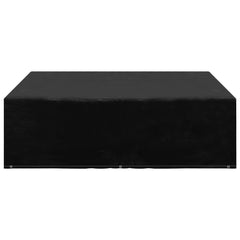 vidaXL Garden Furniture Cover | Set of 2 | Black | Polyethylene, Aluminium 3
