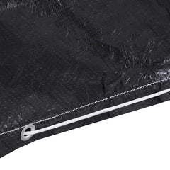 vidaXL Garden Furniture Cover | Set of 2 | Black | Polyethylene 5