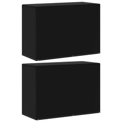vidaXL Garden Furniture Cover | Set of 2 | Black | Aluminium, PE (Polyethylene) 1