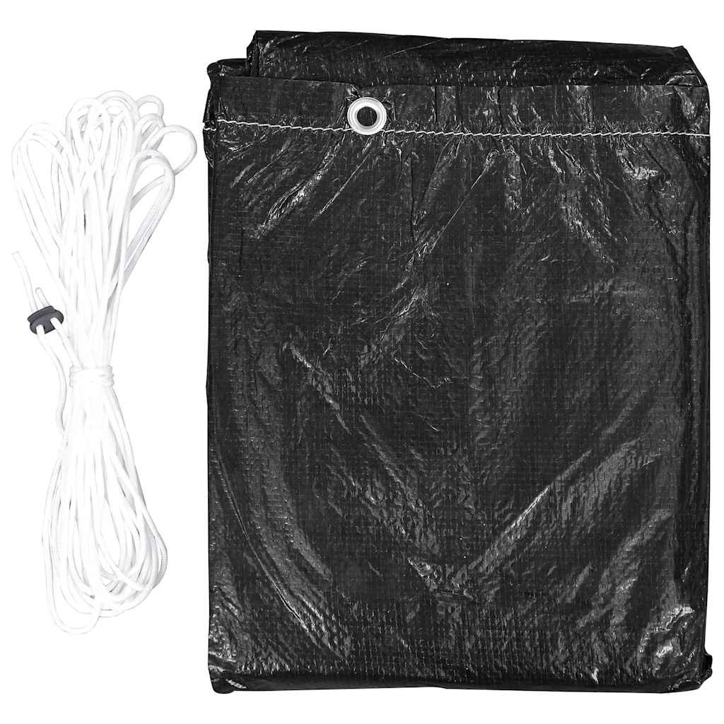 vidaXL Garden Furniture Cover | Set of 2 | Black | Aluminium, PE (Polyethylene) 4