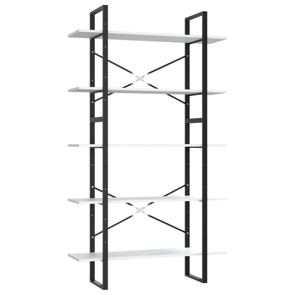vidaXL Book Cabinet | White | Engineered wood, metal | Large | Modular 2