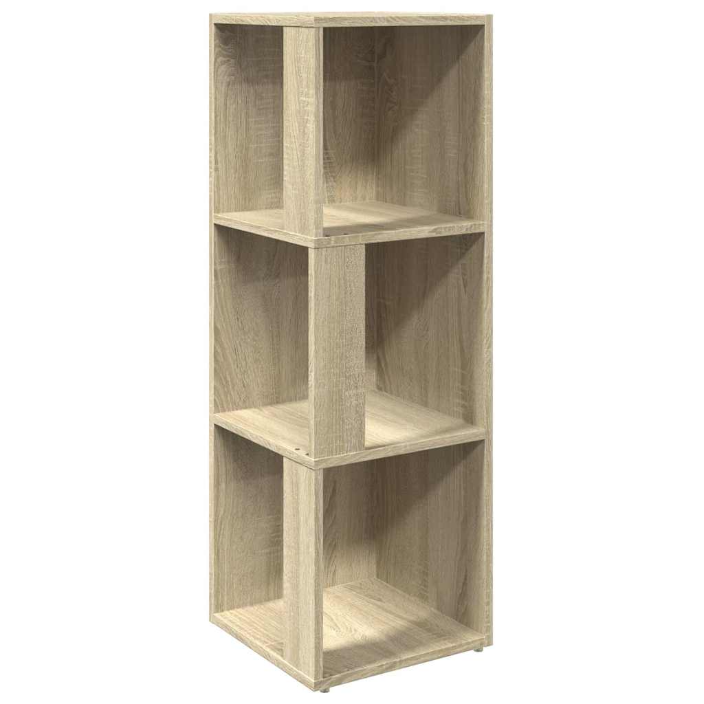809029 vidaXL Corner Cabinet Sonoma Oak 33x33x100 cm Engineered Wood 2