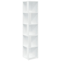 Corner Cabinet White Engineered Wood, image 2
