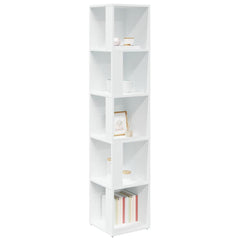 Corner Cabinet White Engineered Wood, image 6