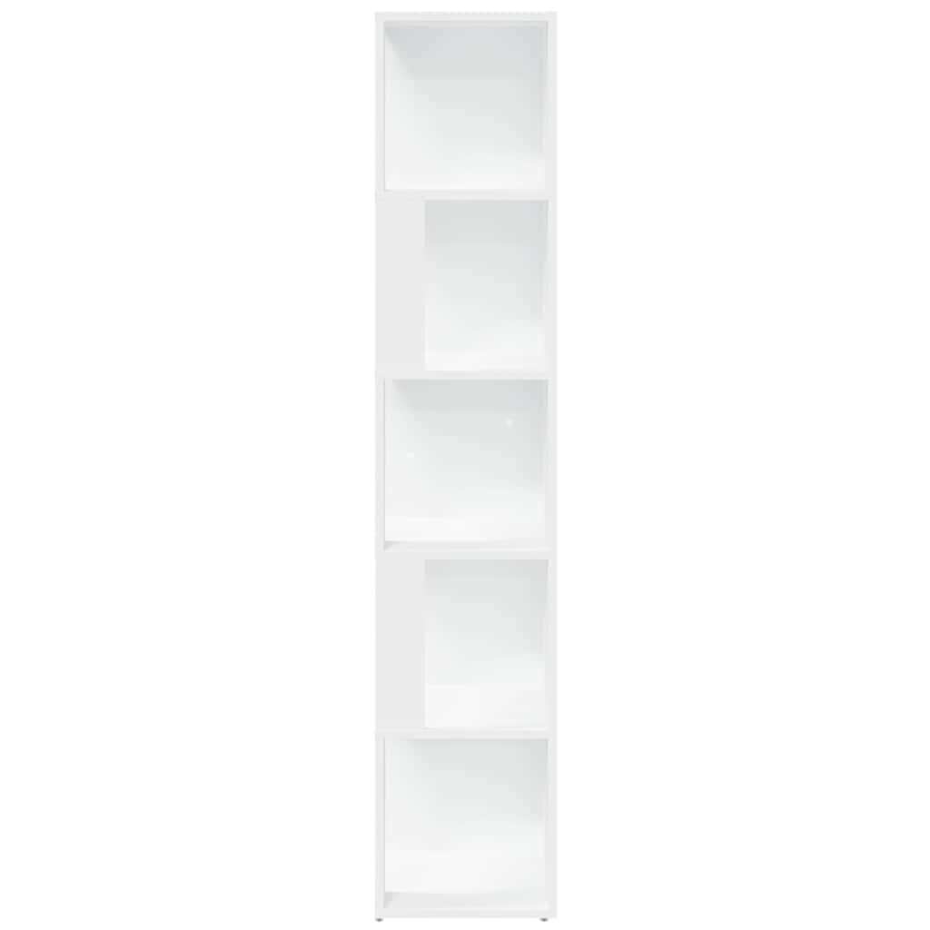 Corner Cabinet White Engineered Wood, image 4