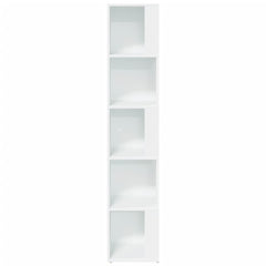 Corner Cabinet White Engineered Wood, image 5