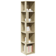809047 vidaXL Corner Cabinet Sonoma Oak 33x33x164,5 cm Engineered Wood 6