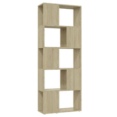 vidaXL Book Cabinet | Sonoma oak | Engineered wood | Medium | Book Cabinet 2