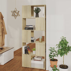 vidaXL Book Cabinet | Sonoma oak | Engineered wood | Medium | Book Cabinet 1
