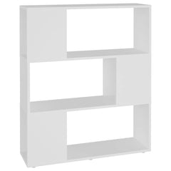 vidaXL Book Cabinet Room Divider White 80x24x94 cm Engineered Wood 2