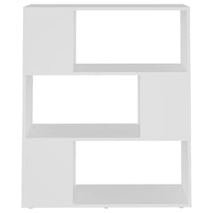 vidaXL Book Cabinet Room Divider White 80x24x94 cm Engineered Wood 5