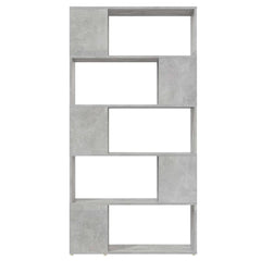 vidaXL Book Cabinet Room Divider | Concrete grey | Engineered wood 3