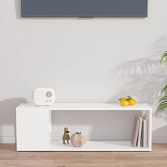 vidaXL TV Cabinet | White | Engineered wood | 100 x 24 x 32 cm | TV Cabinet 5