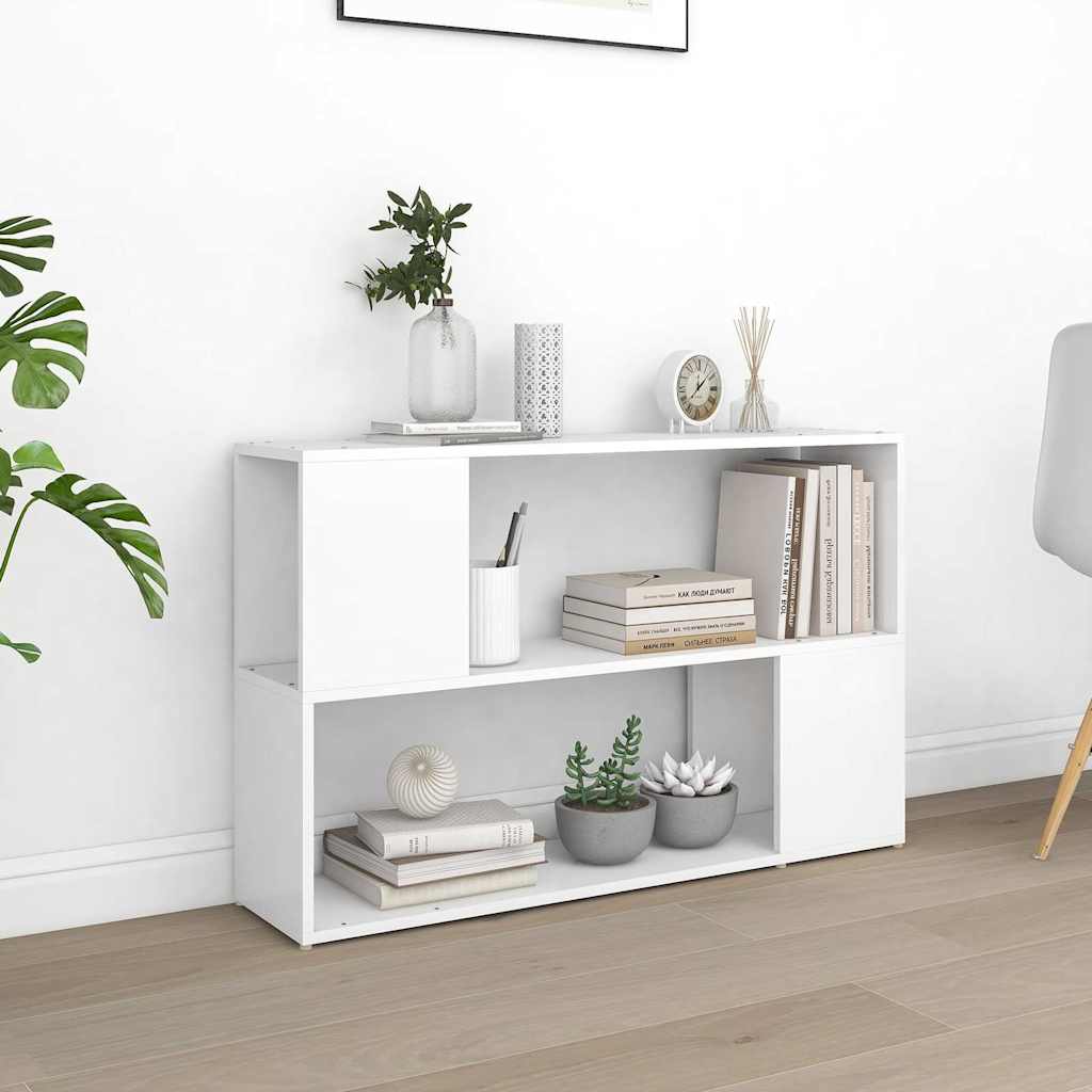 vidaXL Book Cabinet | White | Engineered wood | Medium | Book Cabinet 1
