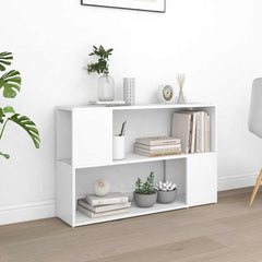 vidaXL Book Cabinet | White | Engineered wood | Medium | Book Cabinet 1