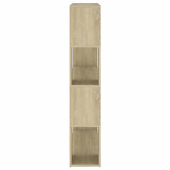 vidaXL Book Cabinet Room Divider Sonoma Oak 100x24x124 cm 6