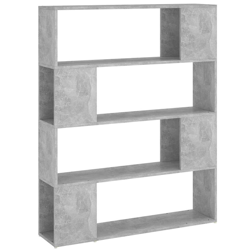 vidaXL Book Cabinet Room Divider | Concrete grey | Engineered wood 2