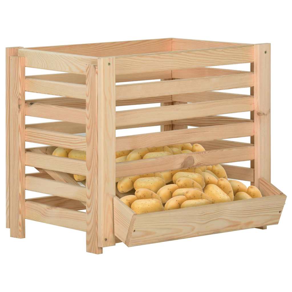 Potato Box Solid Pinewood