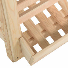 vidaXL Potato Box | Natural Wood | Solid Pinewood | Medium | Stackable 6