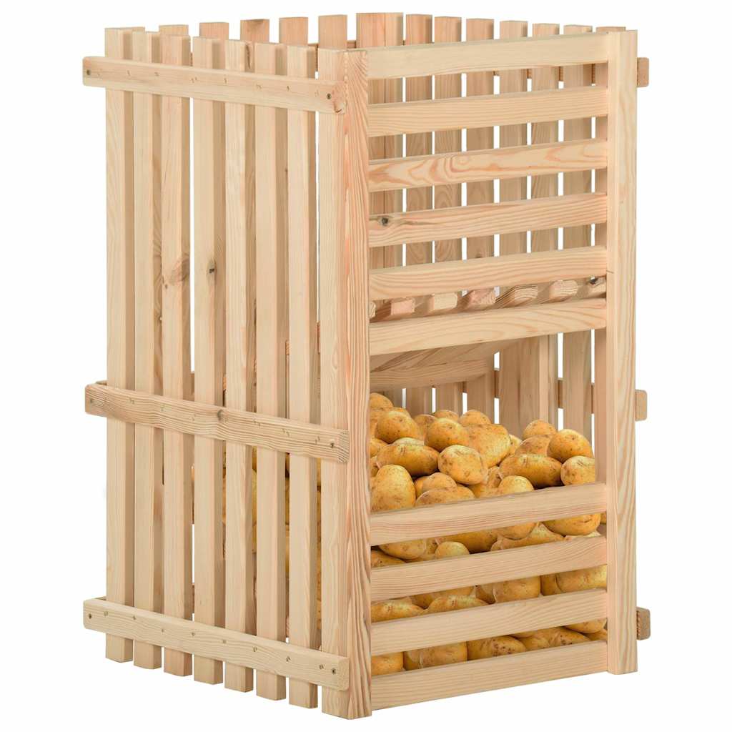 Potato Box Solid Pinewood