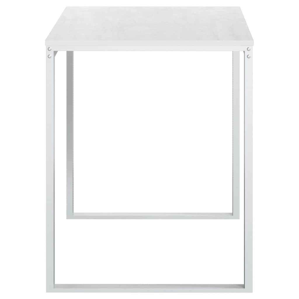 Computer Desk 110x60x73 cm Engineered Wood White