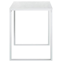 Computer Desk 110x60x73 cm Engineered Wood White