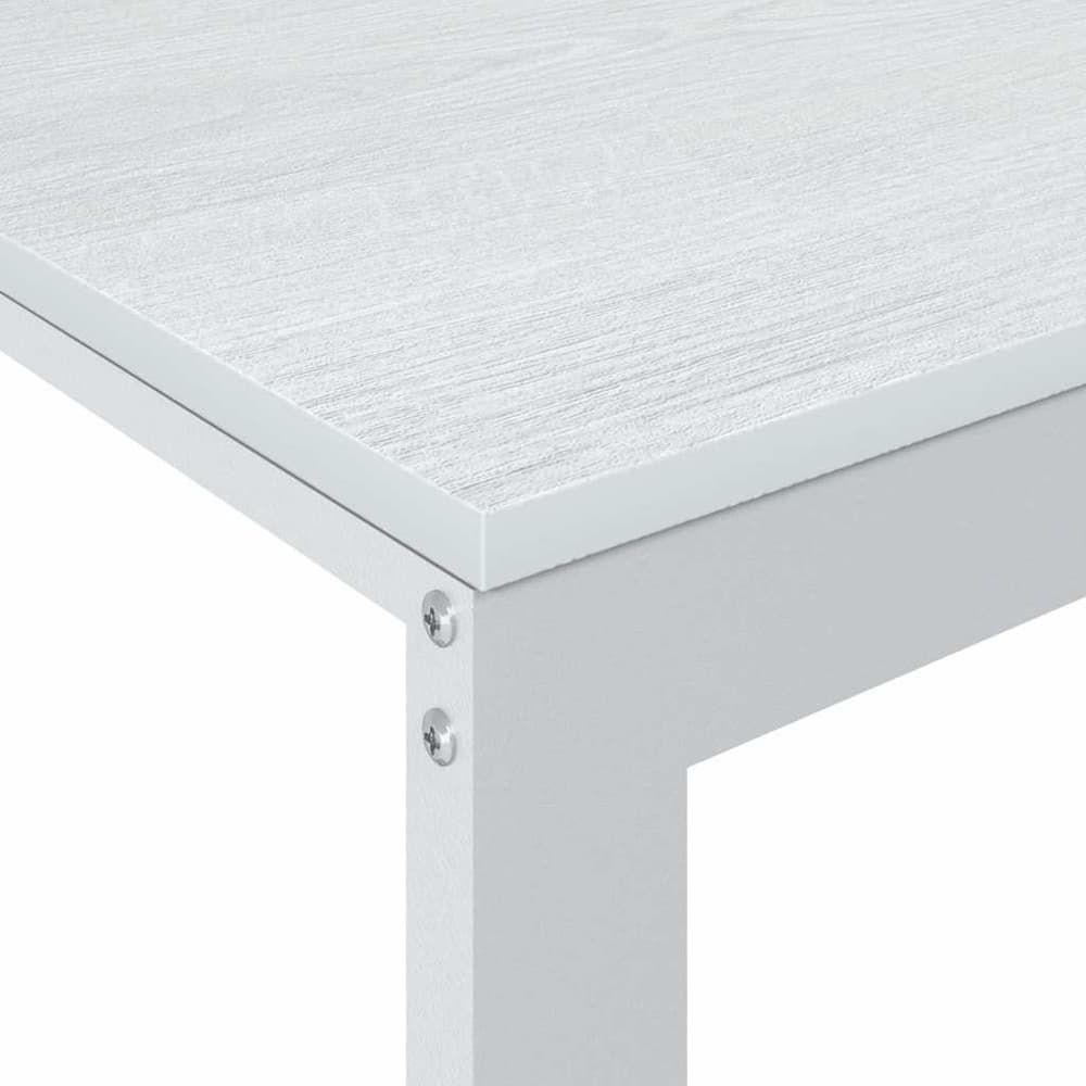 Computer Desk 110x60x73 cm Engineered Wood White