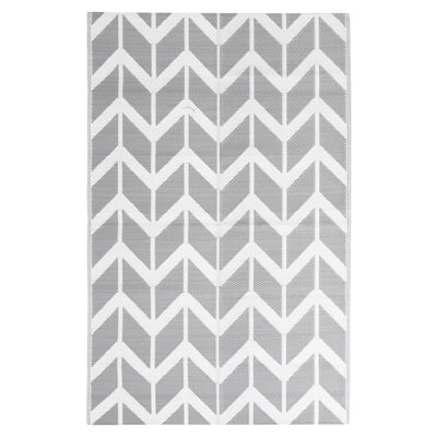 Outdoor Rug Grey 160x230 cm PP