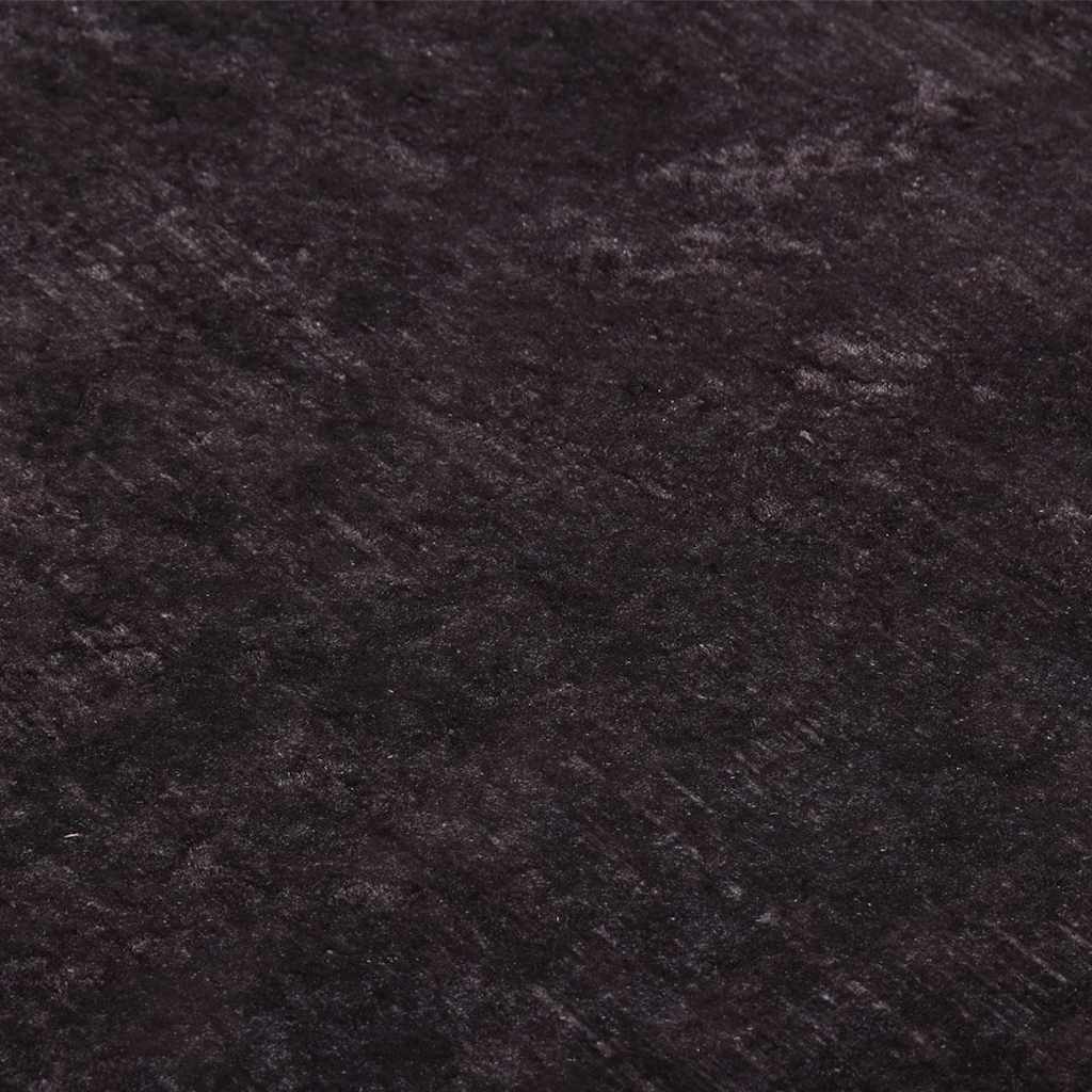 Rug Washable and Gold Black 120 x 180 cm