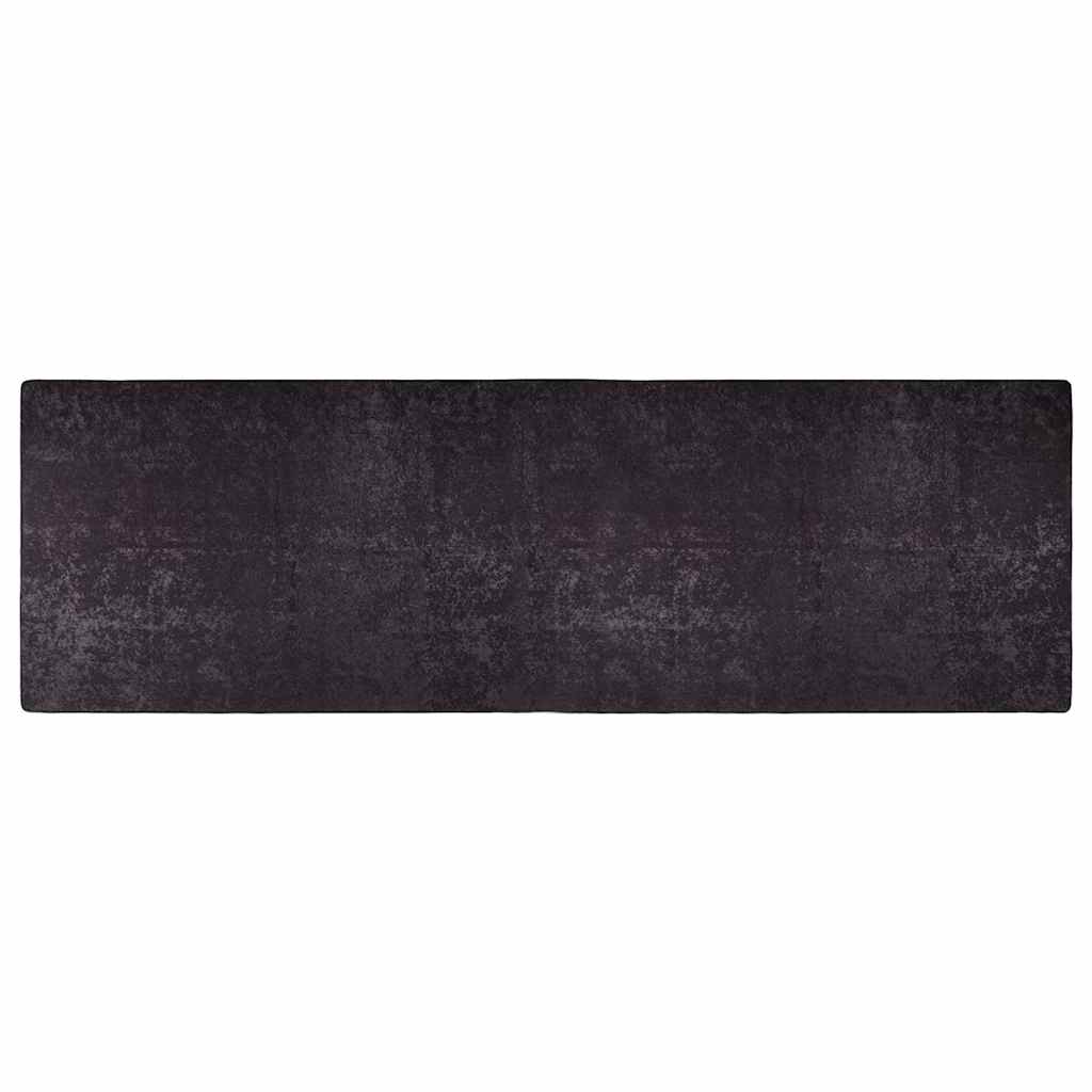vidaXL Rug | Anthracite | 100% Polyester | 80 x 300 cm | Rug | Rectangular 2