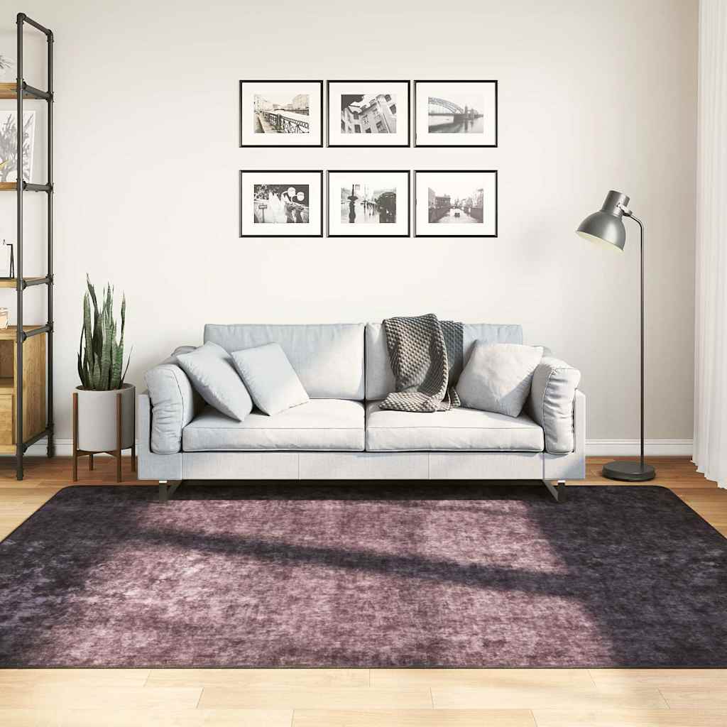vidaXL Rug Washable Anthracite