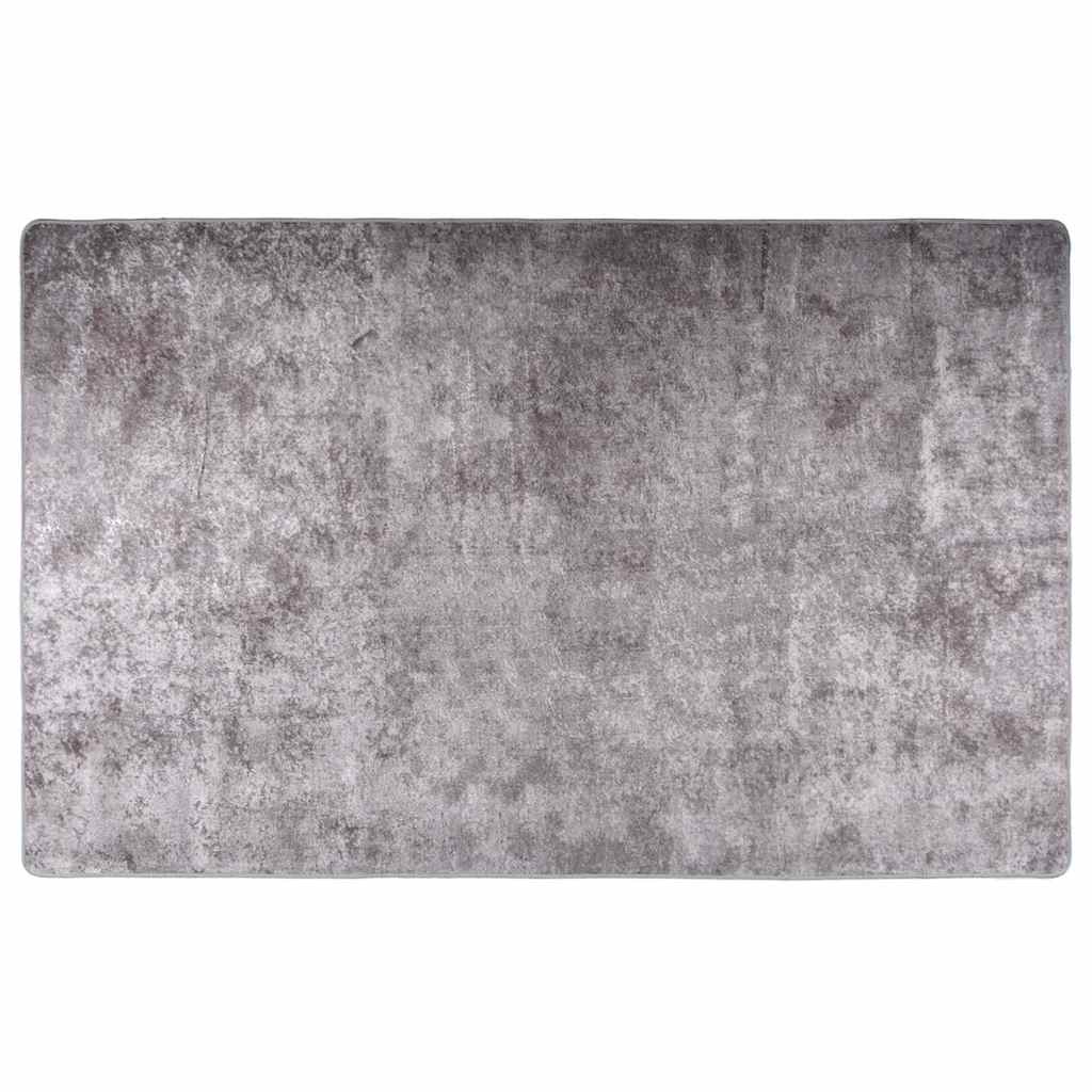 vidaXL Rug Washable 160x230 cm Grey 1