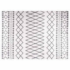 vidaXL Rug | Black and white | 100% Polyester | 120x180 cm | Area Rug 2