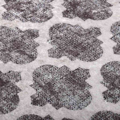 Rug Washable Grey and White 120 x 180 cm