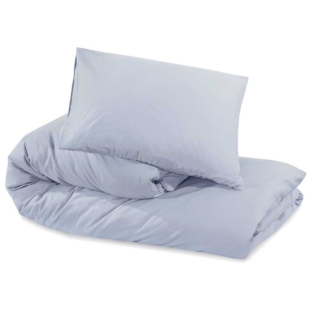 vidaXL Duvet Cover Set Grey 240x220 cm Cotton 6