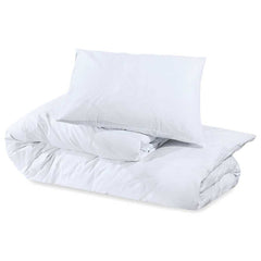vidaXL Duvet Cover Set White 240x220 cm Cotton 6