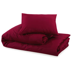 vidaXL Duvet Cover Set Bordeaux 260x240 cm Cotton 6