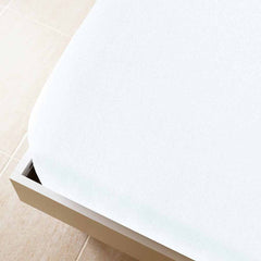 vidaXL Jersey Fitted Sheets 2 pcs White 100x200 cm Cotton 2