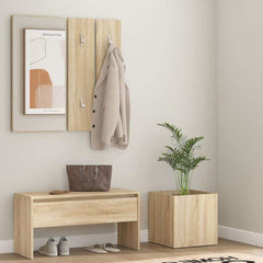 Hallway Furniture Set Engineered Wood Sonoma oak