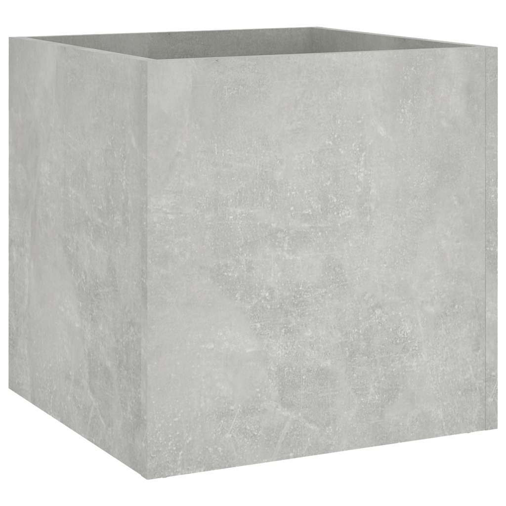 Hallway Furniture Set Engineered Wood Concrete grey