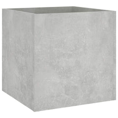 Hallway Furniture Set Engineered Wood Concrete grey