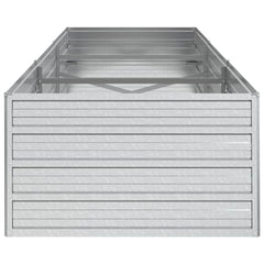 vidaXL Garden Raised Bed | Silver | Galvanized Steel | Large 5