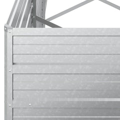 vidaXL Garden Raised Bed | Silver | Galvanized Steel | Large 6
