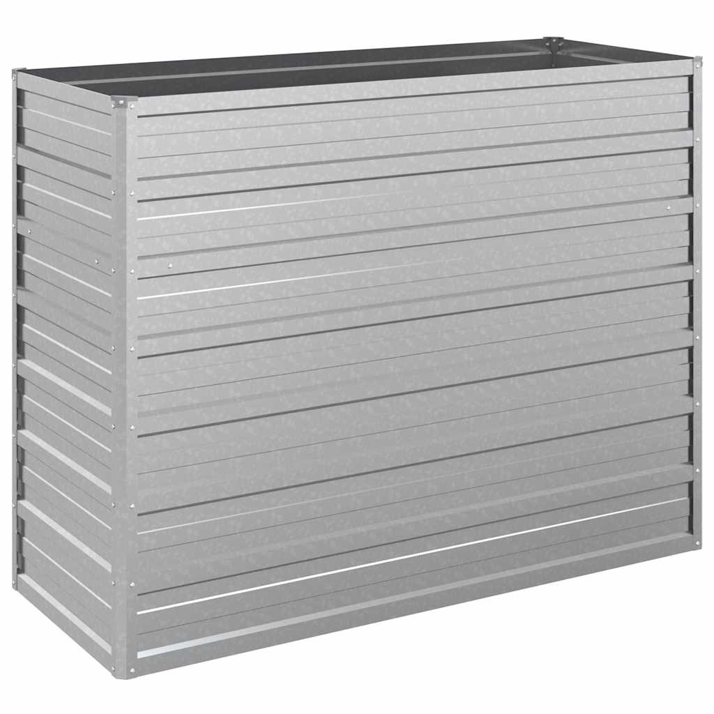 vidaXL Garden Raised Bed | Silver | Galvanized steel | 100 x 40 x 77 cm 2