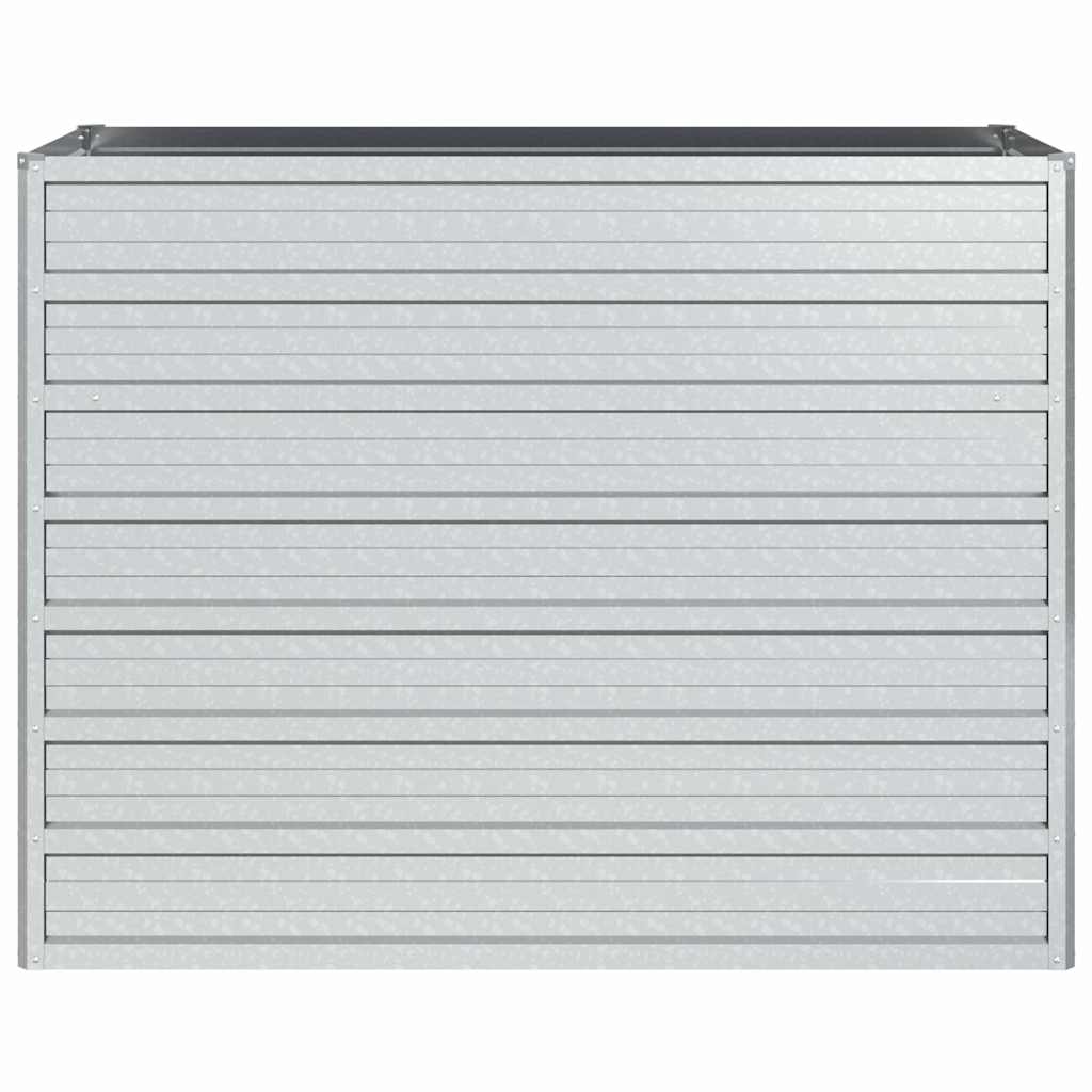 vidaXL Garden Raised Bed | Silver | Galvanized steel | 100 x 40 x 77 cm 4