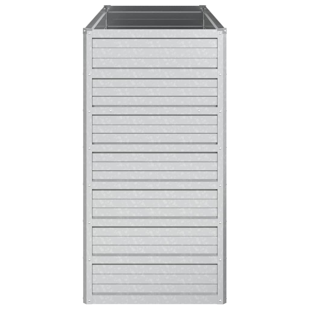 vidaXL Garden Raised Bed | Silver | Galvanized steel | 100 x 40 x 77 cm 5