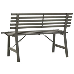 vidaXL Garden Bench | Black | Powder-coated steel | Large | Durable 5