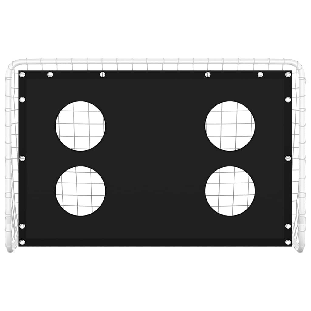 vidaXL Soccer Goal Training Net Steel 184x61x122 cm 3