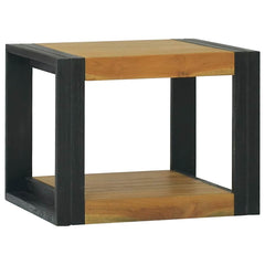 vidaXL Bathroom Cabinet | Natural Teak | Solid teak wood with a natural finish 1