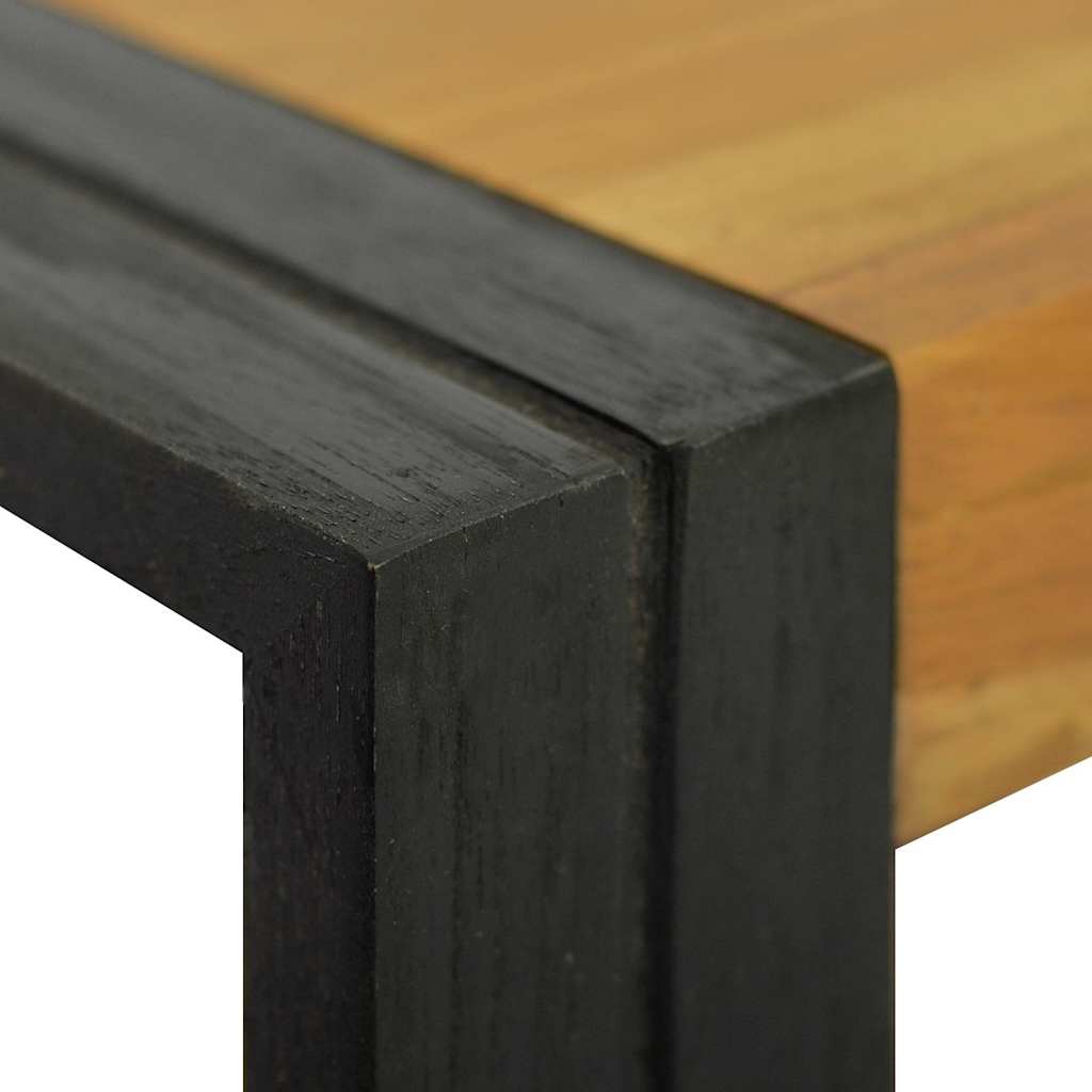 vidaXL Bathroom Cabinet | Natural Teak | Solid Teak Wood | 90 x 45 x 35 cm 5